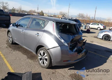 2016 Nissan Leaf Sv z USA, uszkodzony, nr VIN 1N4BZ0CP7GC303668